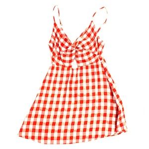 Boutique plaid style dress